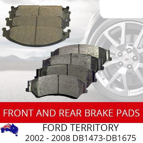 Front Brakes: Rear Brakes Pad Kit for Ford Territory 2002-2008 DB1473-DB1675 BRAUMACH Auto Parts & Accessories 
