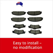 Front Disc Brake Pads For COMMODORE VE SS 6.0L Sedan Wagon 2006 to 2013 DB1765 BRAUMACH Auto Parts & Accessories 