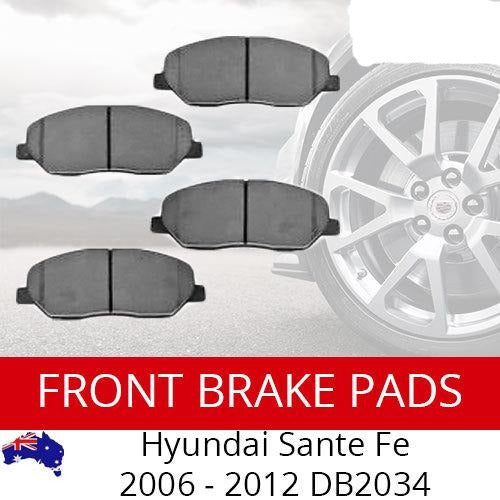 Front Disc Brake Pads For HYUNDAI Santa Fe 2006 - 2012 DB2034 BRAUMACH Auto Parts & Accessories 