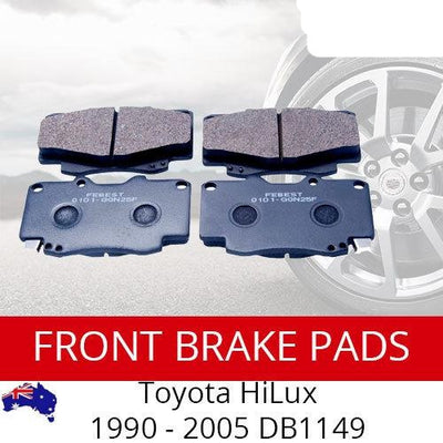 Front Disc Brake Pads for TOYOTA HiLux 1990 - 2005 - DB1149 BRAUMACH Auto Parts & Accessories 