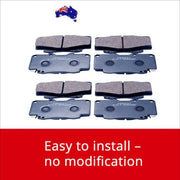 Front Disc Brake Pads for TOYOTA HiLux 1990 - 2005 - DB1149 BRAUMACH Auto Parts & Accessories 