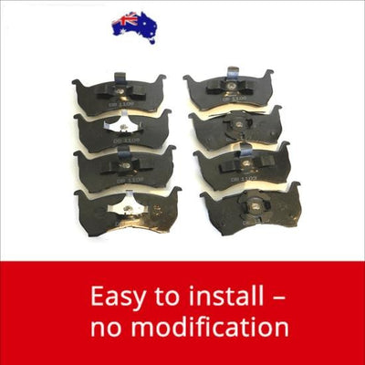 FRONT & REAR BRAKE PADS for COMMODORE VE SV6 09-2006-04-2012 (DB1765-DB1766) BRAUMACH Auto Parts & Accessories 