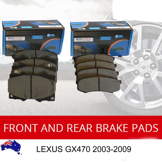 FRONT & REAR BRAKE PADS for LEXUS GX470 models UZJ120 OEM QUALITY 2003-2009 BRAUMACH Auto Parts & Accessories 