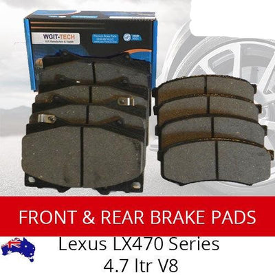Front Rear Brake Pads For LEXUS LX470 Series 4.7 ltr V8 BRAUMACH Auto Parts & Accessories 
