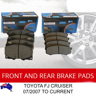 FRONT & REAR BRAKE PADS for TOYOTA FJ CRUISER 2007 - 2018 OEM QUALITY BRAUMACH Auto Parts & Accessories 