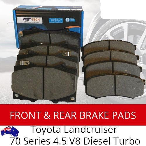 Front Rear Brake Pads For TOYOTA For Landcruiser 70 Series 4.5 V8 Diesel Turbo BRAUMACH Auto Parts & Accessories 