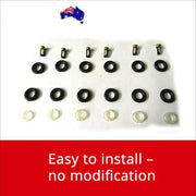 Fuel Injector Service Kit For HOLDEN COMMORE VT VU VX VY 1997-2006 V6 BRAUMACH Auto Parts & Accessories 