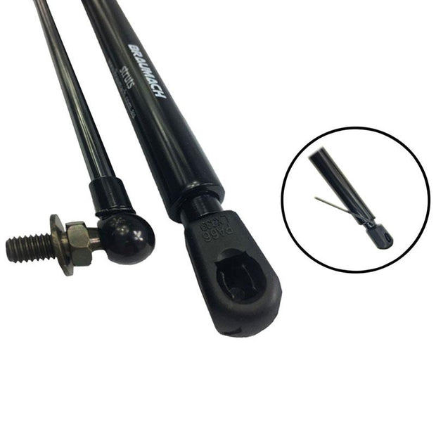 Gas Struts 625mm - Pressure Release 350N - Adjustable - Caravan - Trailer - Toolbox - (Pair) BRAUMACH Auto Parts & Accessories 