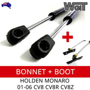 Gas Struts Bonnet & Boot Fit Holden Monaro for Models 01-06 CV8 CV8R CV8Z BRAUMACH Auto Parts & Accessories 