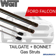 Gas Struts Bonnet Tailgate for Ford Falcon Fairmont Wagon BA BF (2x Pair) BRAUMACH Auto Parts & Accessories 