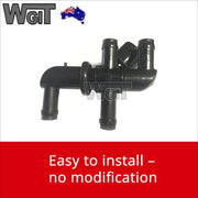 Heater Valve Tap 4 Outlet For HOLDEN Commodore VN VP VR VS VT VX VU VY 1988-2006 BRAUMACH Auto Parts & Accessories 