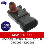 HOLDEN VECTRA Sedan For MAP SENSOR ZC 2.2L 04-2002 - 12-2006 BRAND NEW BRAUMACH Auto Parts & Accessories 