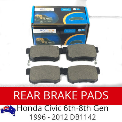 HONDA Civic Rear Brake Pads For 6th-8th Gen 1996 - 2012 DB1142 BRAUMACH Auto Parts & Accessories 