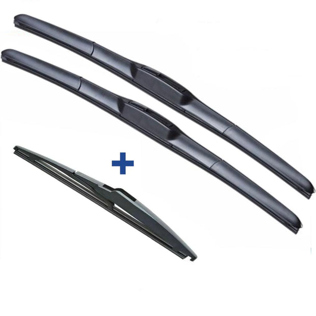 Hybrid Aero Wiper Blades for Toyota Prius C HATCH 2012-2019 For FRONT PAIR&REAR 3xBL BRAUMACH Auto Parts & Accessories 