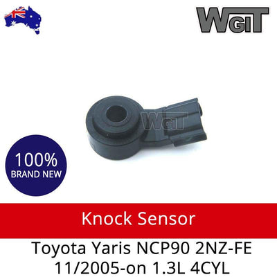Knock Sensor For TOYOTA Yaris NCP90 2NZ-FE 11-2005-on 1.3L 4CYL BRAUMACH Auto Parts & Accessories 
