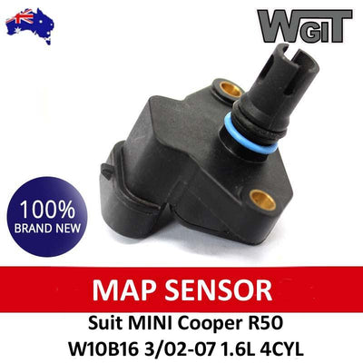 MAP Manifold Pressure Sensor For MINI Cooper R50 W10B16 3-02-07 1.6L 4CYL BRAUMACH Auto Parts & Accessories 