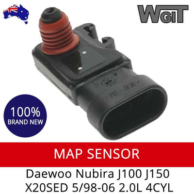 Map Sensor For DAEWOO Nubira J100 J150 X20SED 5-98-06 2.0L 4CYL OEM Quality BRAUMACH Auto Parts & Accessories 
