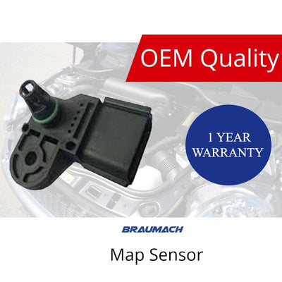 MAP Sensor For FORD Territory SX SY 05-2004-05-2011- 4.0L Turbo OEM Quality BRAUMACH Auto Parts & Accessories 