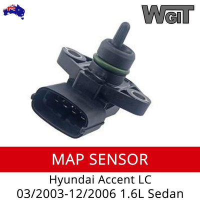Map Sensor For HYUNDAI Accent LC 03-2003-12-2006 1.6L Sedan OEM QUALITY BRAUMACH Auto Parts & Accessories 