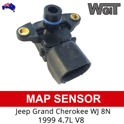Map Sensor for JEEP Grand Cherokee WJ 8N 1999 4.7L V8 BRAUMACH Auto Parts & Accessories 