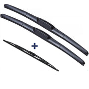 Mitsubishi Pajero Wiper blades Hybrid Aero for SUV 1993-2000 FRT PAIR & REAR 3xBL BRAUMACH Auto Parts & Accessories 