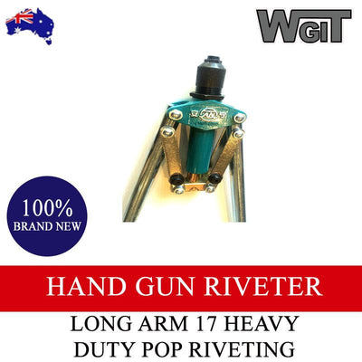Pop Rivet Gun - Long 17 Arm Riveter Gun Hand Riveter Gun 3.2mm-4.0mm-4.8mm Size BRAUMACH Auto Parts & Accessories 