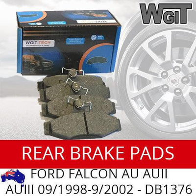 Rear Brake Pad Kit for Ford Falcon AU AUII AUIII 09-1998-9-2002 - DB1376 BRAUMACH Auto Parts & Accessories 