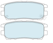 Rear Brake Pads DB1231 for Mitsubishi - SEMI METALLIC PERFORMANCE- OEM QUALITY BRAUMACH Auto Parts & Accessories 