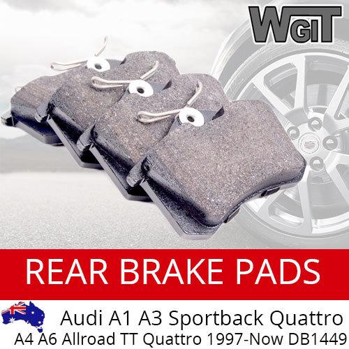 Rear Brake Pads For AUDI A1 A3 Sportback Quattro A4 A6 Allroad TT Quattro 1997-Now BRAUMACH Auto Parts & Accessories 