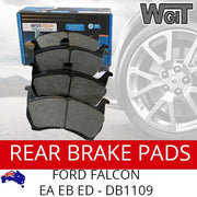 REAR BRAKE PADS - For FORD EA EB ED FALCON - DB1109 BRAUMACH Auto Parts & Accessories 