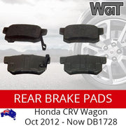 Rear Brake Pads For HONDA CRV GEN 3-4 01-2007 - 2015 DB1728 BRAUMACH Auto Parts & Accessories 