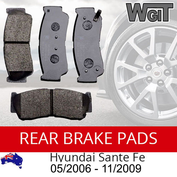 REAR BRAKE PADS For HYUNDAI SANTA FE 05-2006 - 11-2009 DB2035 BRAUMACH Auto Parts & Accessories 