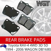 Rear Brake Pads For TOYOTA RAV-4 4WD RAV4 1994 - 2006 DB1680 BRAUMACH Auto Parts & Accessories 