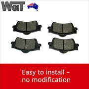 Rear Disc Brake Pads For COMMODORE VE SS 6.0L Sedan Wagon 2006 to 2013 DB1766 BRAUMACH Auto Parts & Accessories 