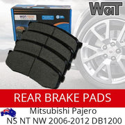 Rear Disc Brake Pads For MITSUBISHI Pajero NS NT NW 2006-2012 DB1200 OEM Quality BRAUMACH Auto Parts & Accessories 