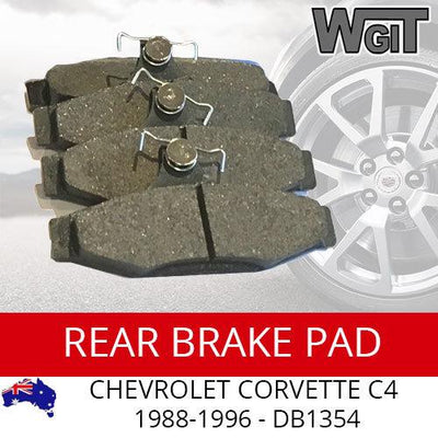 Rear Disc Brake Pads Kit for Chevrolet Corvette C4 1988-1996 - DB1354 BRAUMACH Auto Parts & Accessories 