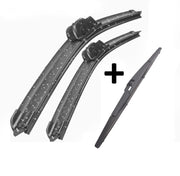 Renault Kangoo Wiper Blades Aero For VAN 2004-2010 FRONT PAIR & REAR 3 x BLADES BRAUMACH Auto Parts & Accessories 