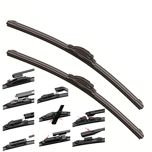 Braumach Front Wiper Blades Aero for BMW 7 Series E38 Sedan 1994-2001