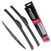 Front Rear Wiper Blades for Porsche Cayenne 9PA SUV S 4.8 2007-2010