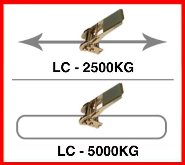 TIE DOWN RATCHET STRAPS 2.5T - SUPER HEAVY DUTY - 10x 50mm x 10M 5000KG Secure BRAUMACH Auto Parts & Accessories 