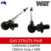 Trailer Tradesmen Tool Boxes Gas Struts 100mm long x 50N for Caravan Camper BRAUMACH Auto Parts & Accessories 