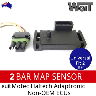 Universal Fit 2 BAR MAP Sensor For Motec Haltech Adaptronic Non-OEM ECUs BRAUMACH Auto Parts & Accessories 