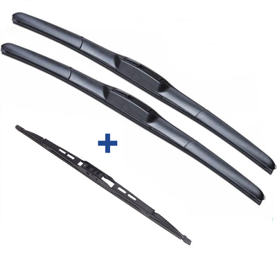 Wiper Blades Hybrid Aero For Commodore VT VX VY VZ WAGON 1997-2006 FRONT + REAR