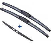 Wiper Blades Hybrid Aero For Mazda Mazda3 Hatch 2013-2016 FRT PAIR &amp; REAR 3xBL