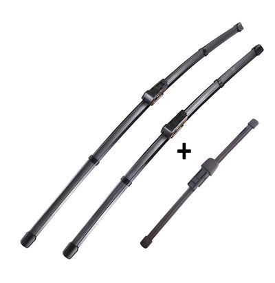 Wiper Blades Aero ForVW Polo Hatch 2010 - 2017 FRONT PAIR &amp; REAR 3 xBL