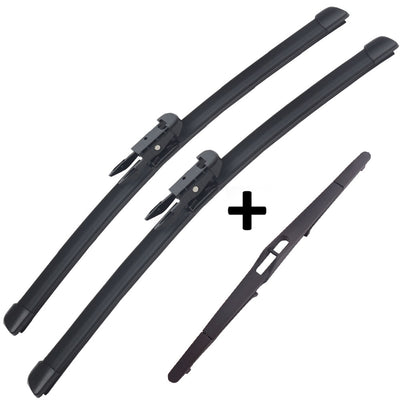 Wiper Blades Aero Nissan Dualis (For J10) SUV 2007-2013 FRONT PAIR & REAR