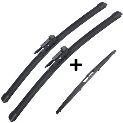 Wiper Blades Aero Peugeot 307 (For T5, T6) WAGON 2005-2007 FRONT PAIR & REAR