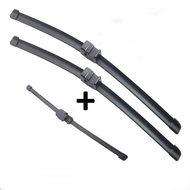 Wiper Blades Aero For Volkswagen Polo HATCH 2001-2009 FRONT PAIR & REAR