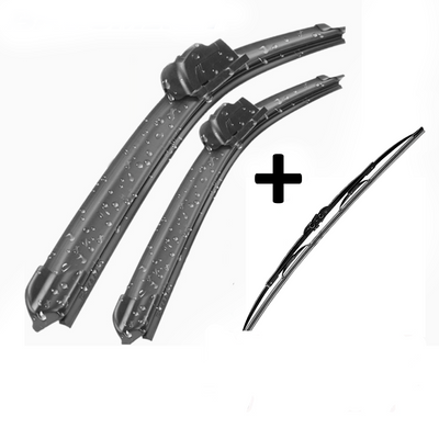 Wiper Blades Aero ForSuzuki Swift Hatch 1989-1999 FRONT PAIR & REAR 3 x BLADES