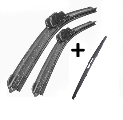 Wiper Blades Aero ForRenault Scenic RX4 Hatch 2000-2003 FRONT PAIR & REAR 3 xBL